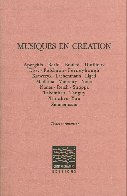 Musiques en création
