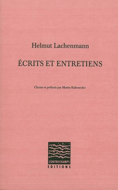 Écrits et entretiens