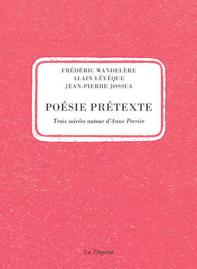 Poésie prétexte