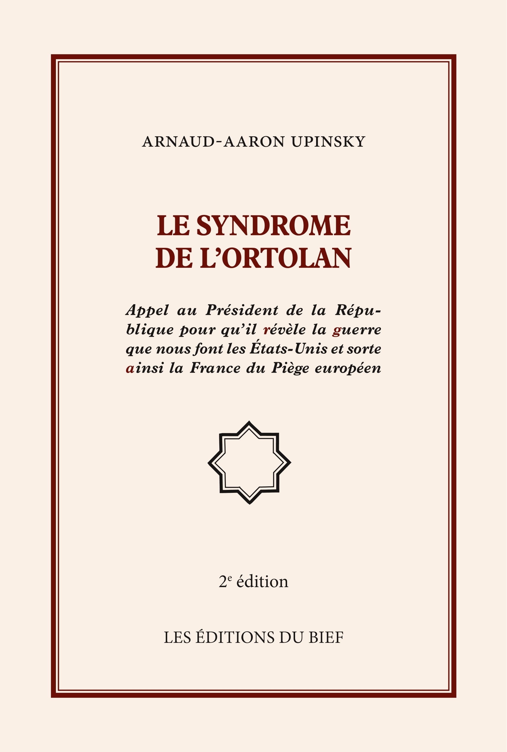Le syndrome de l'ortolan