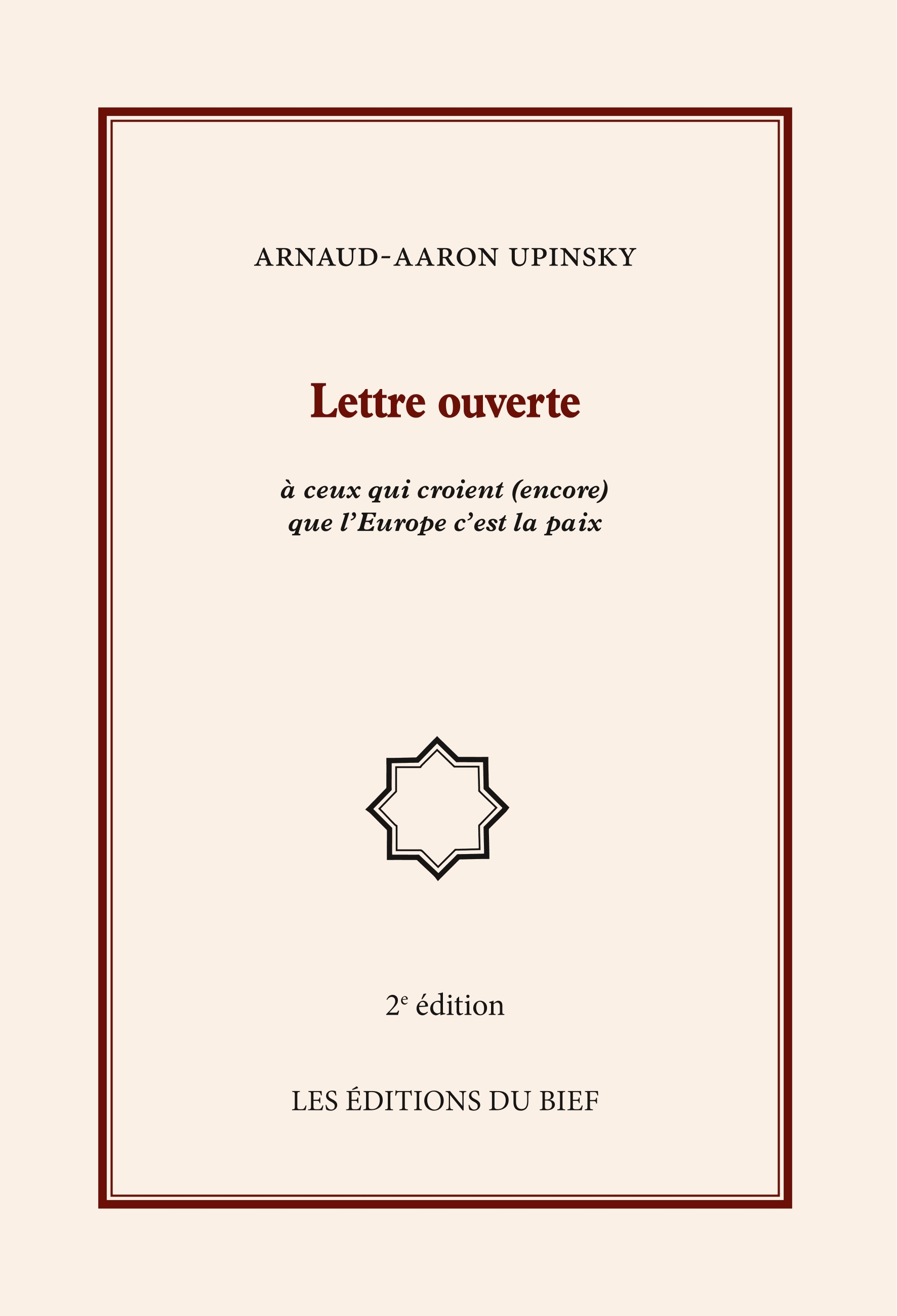 Lettre ouverte à ceux qui croient (encore) que l'Europe c'est la paix
