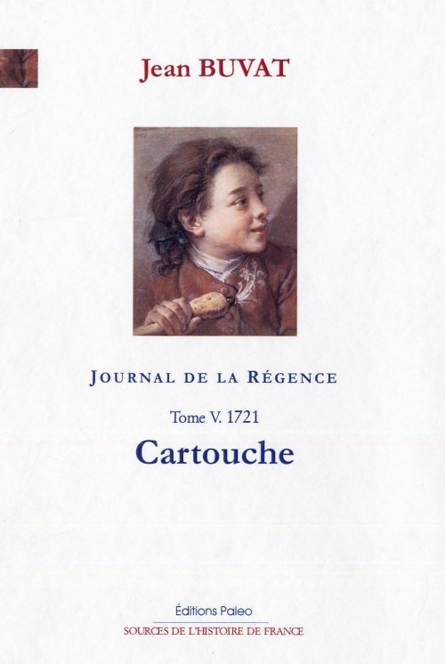 Journal de la Régence. Tome 5 (1721) Cartouche.