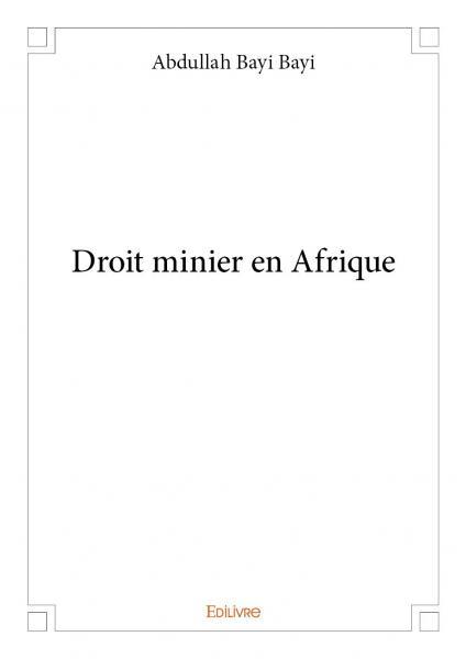 Droit minier en afrique