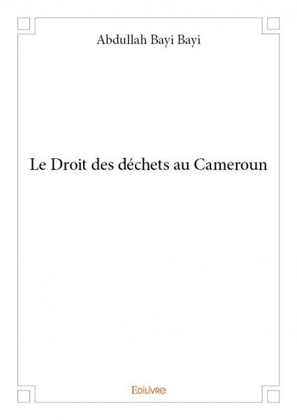 Le droit des déchets au cameroun