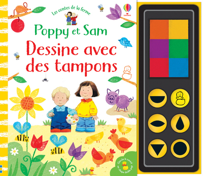 Poppy et Sam - Dessine avec des tampons