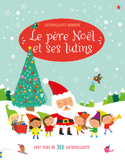 Le père Noël et ses lutins - Autocollants Usborne