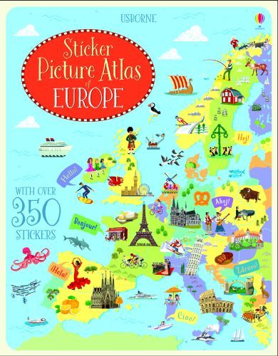 Sticker Picture Atlas of Europe