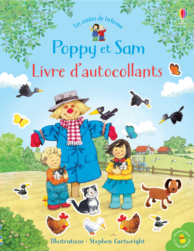 Poppy et Sam - Livre d'autocollants