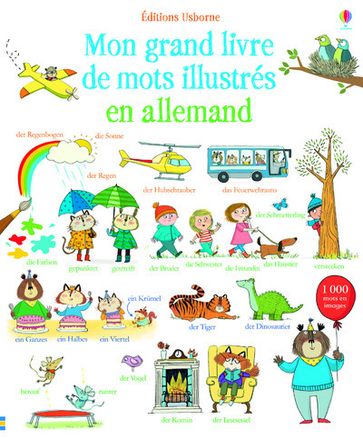 Mon grand livre de mots illustrés en allemand