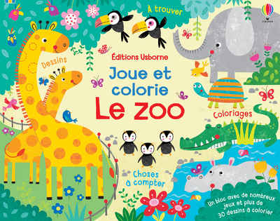 Le zoo - Joue et colorie