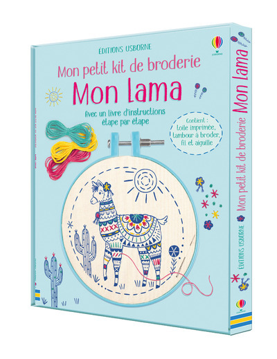 Mon lama - Mon petit kit de broderie