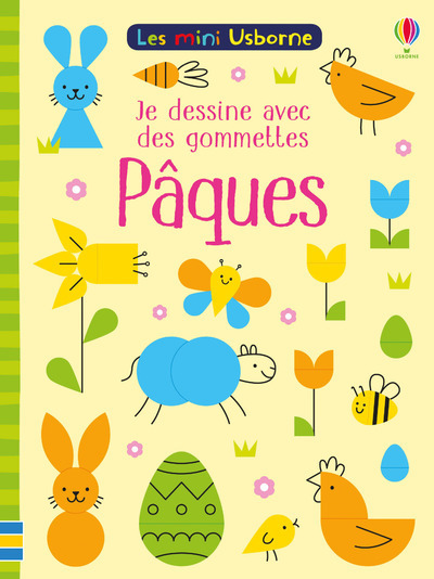 Je dessine avec des gommettes - Pâques - Les mini Usborne