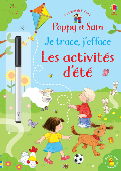 Poppy et Sam - Je trace, j'efface - Les activités d'été - Les contes de la ferme