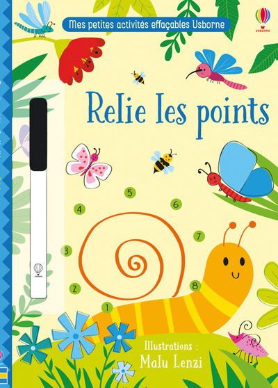 Relie les points - Mes petites activités effaçables Usborne