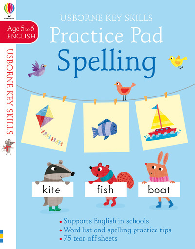Key Skills Spelling Practice Pad - Age 5 to 6