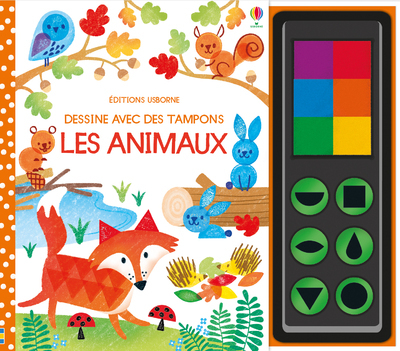 Dessine avec des tampons - Les animaux