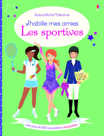 J'habille mes amies - Les sportives - Autocollants Usnorne
