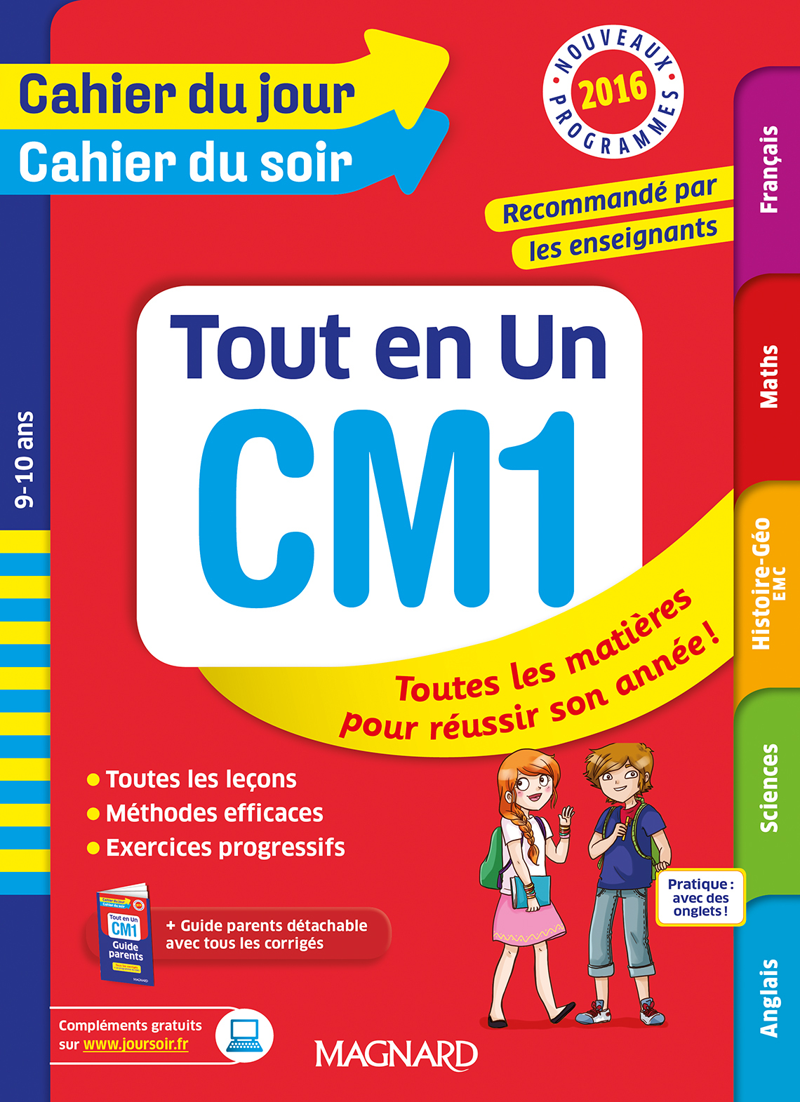 Tout en Un CM1 - Cahier du jour Cahier du soir