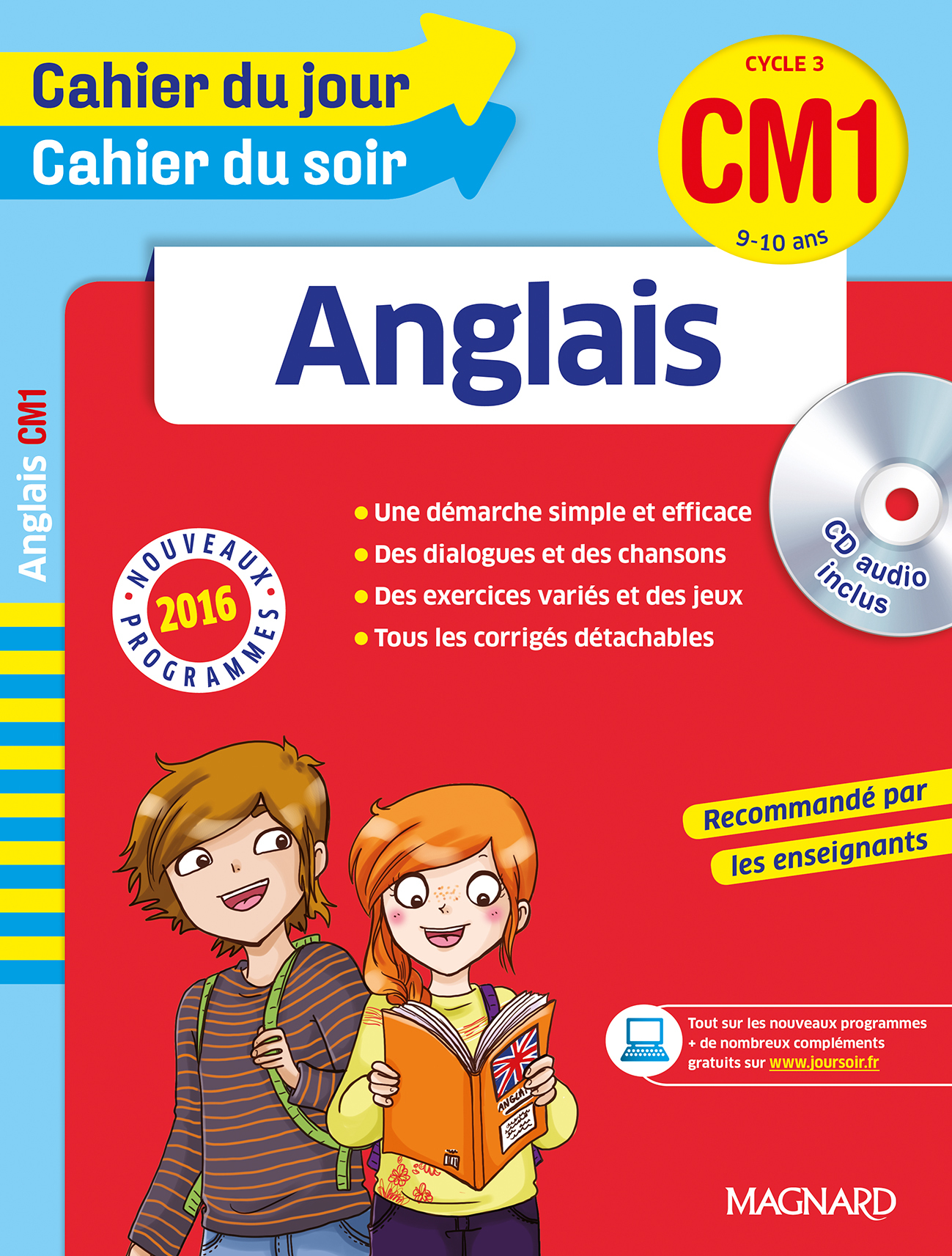 Anglais CM1 - Cahier du jour Cahier du soir