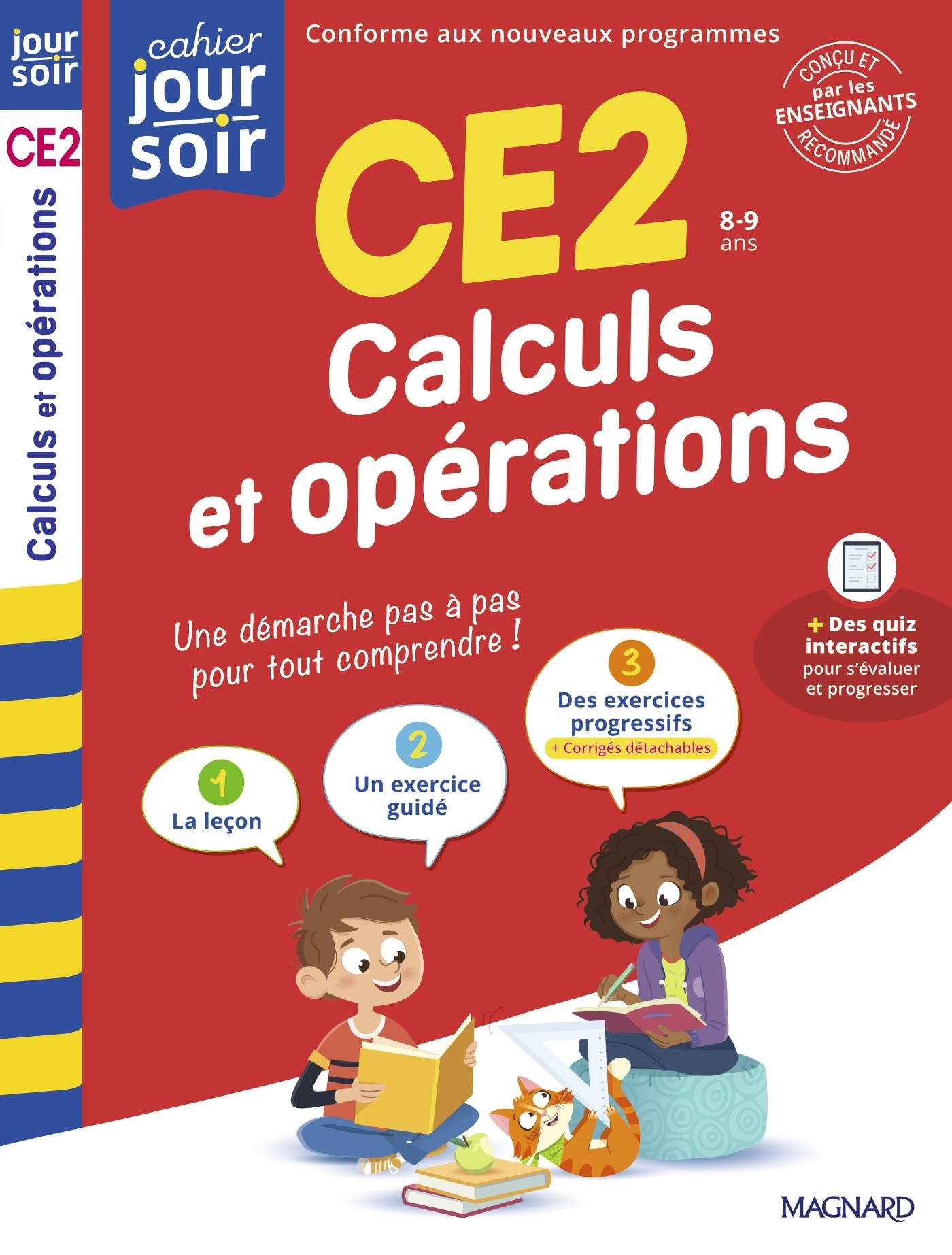 Calculs et opérations CE2 - Cahier Jour Soir