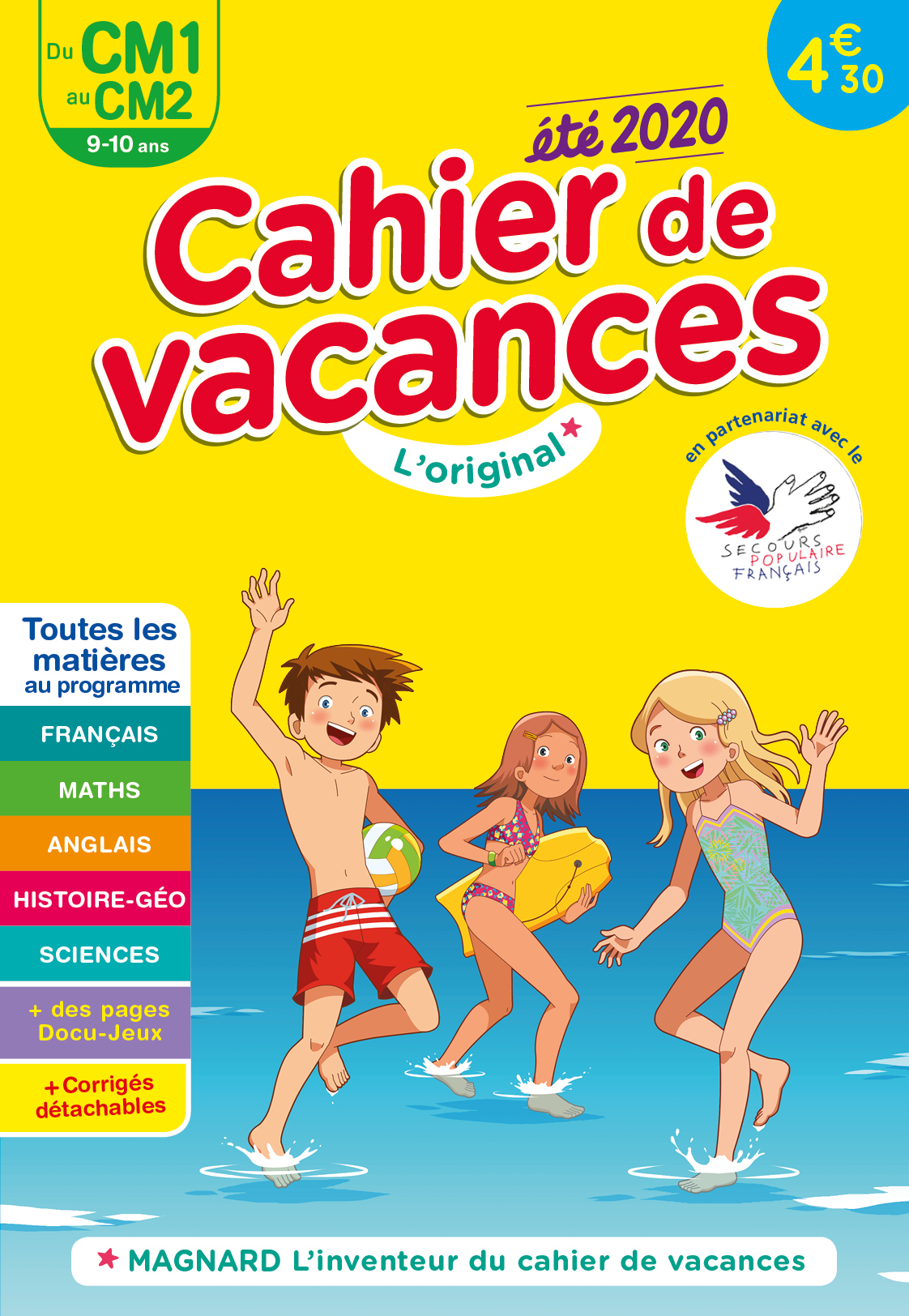 Cahier de vacances 2020, du CM1 vers le CM2 9-10 ans