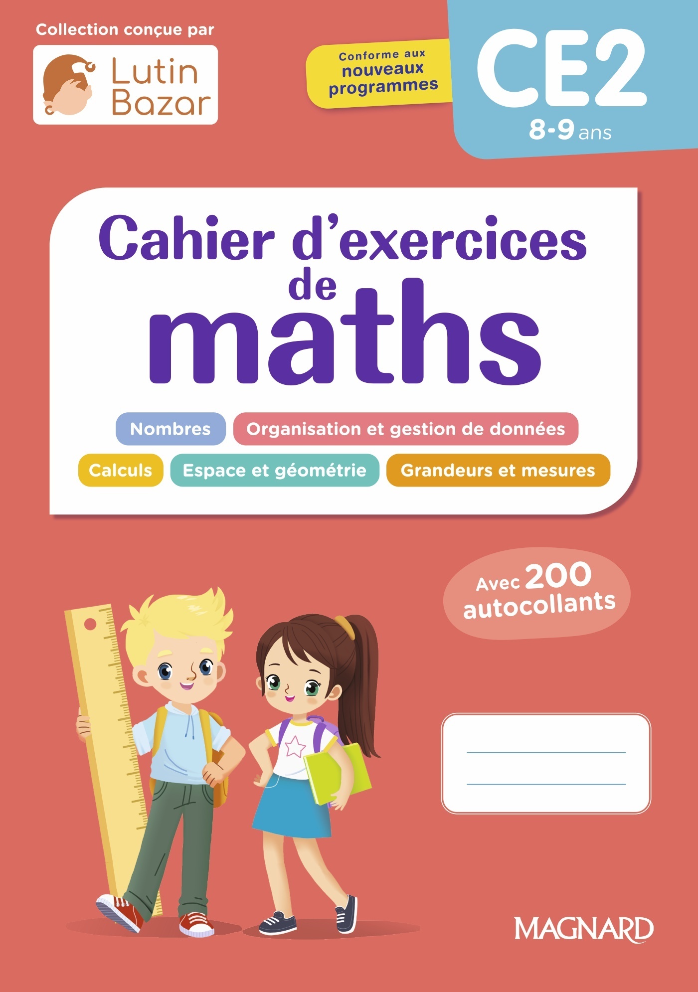 Cahier d'exercices maths CE2