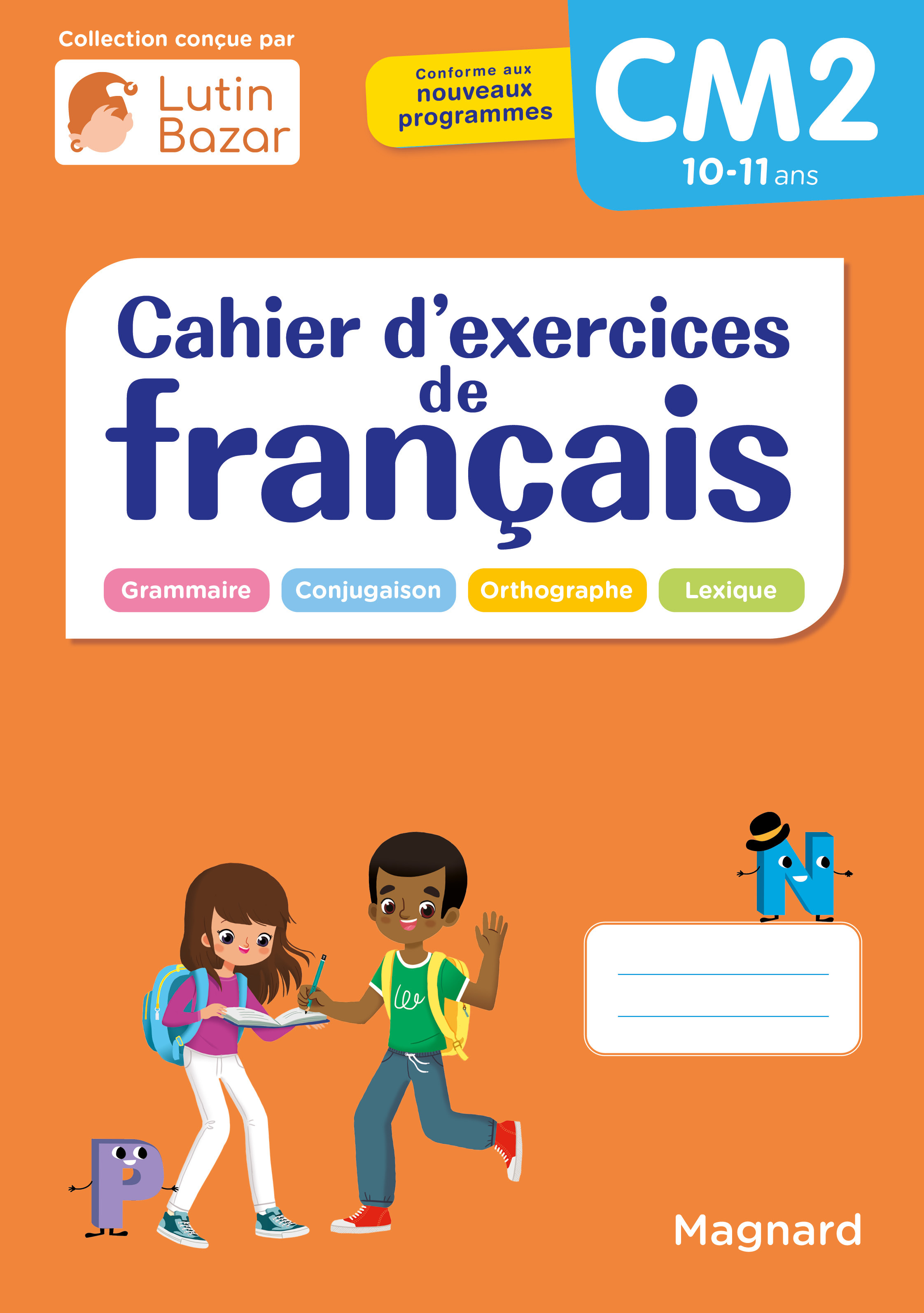 Cahier d'exercices de français CM2