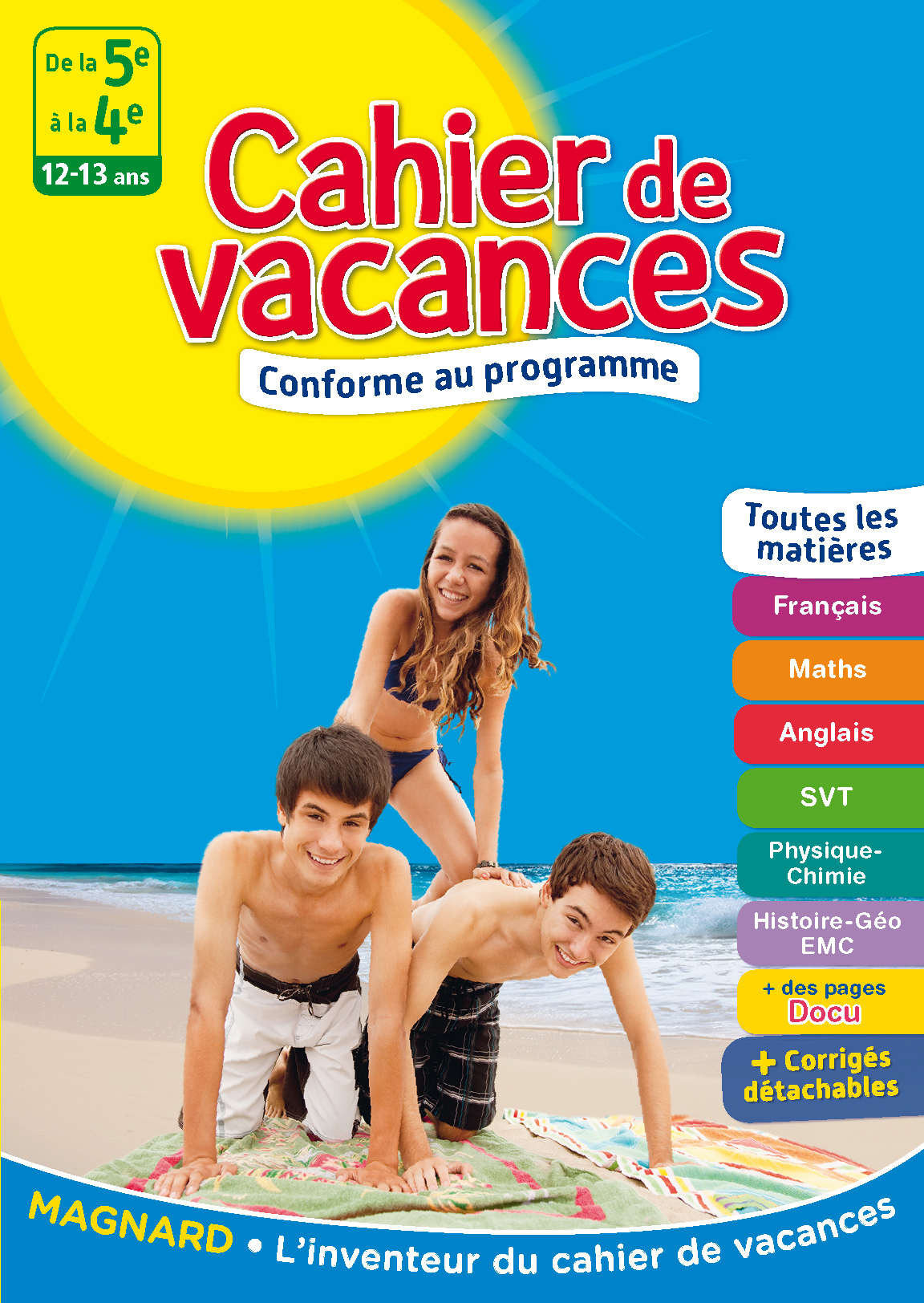 Cahier de vacances - De la 5e à la 4e