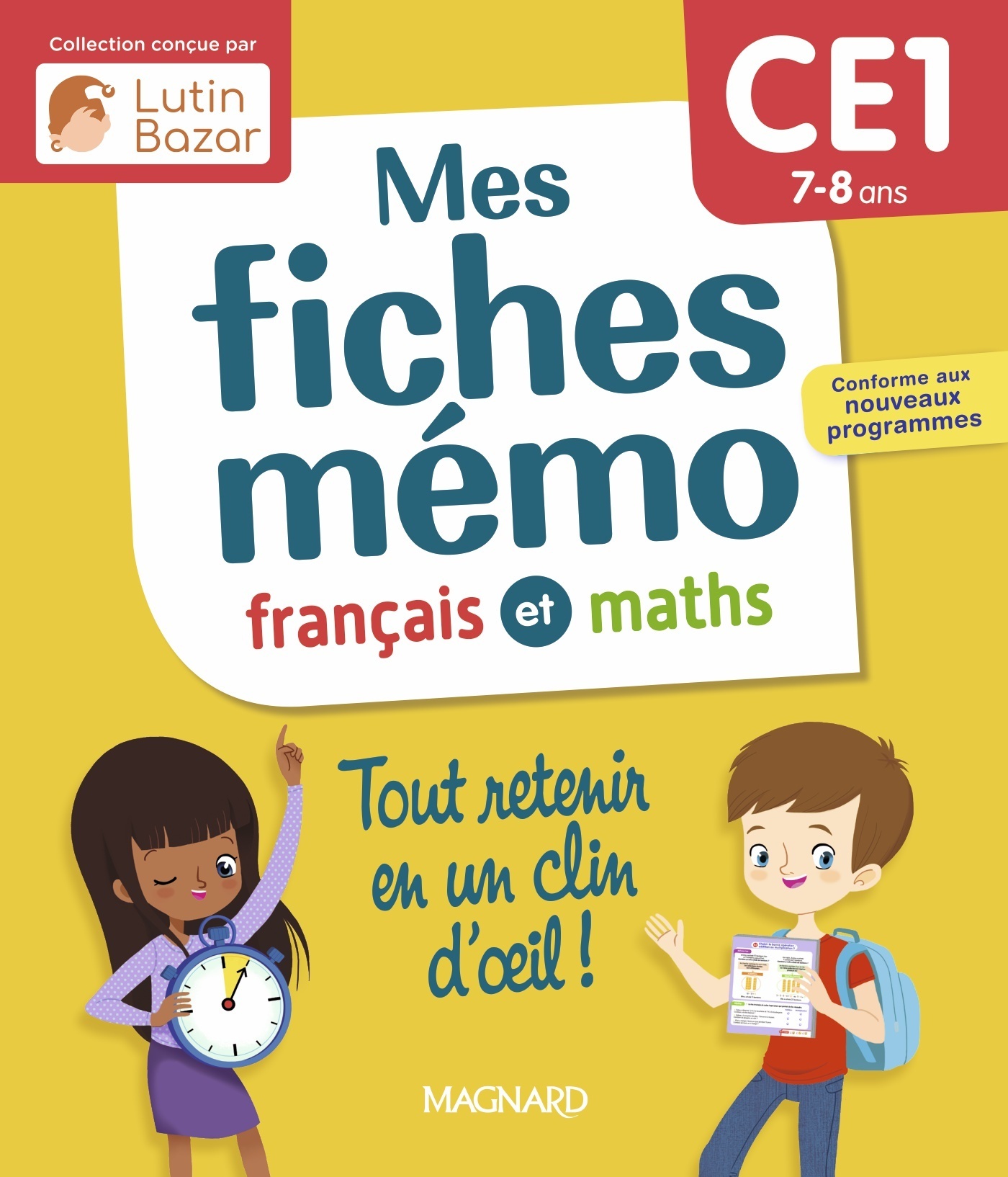 Mes fiches mémo Français et Maths CE1