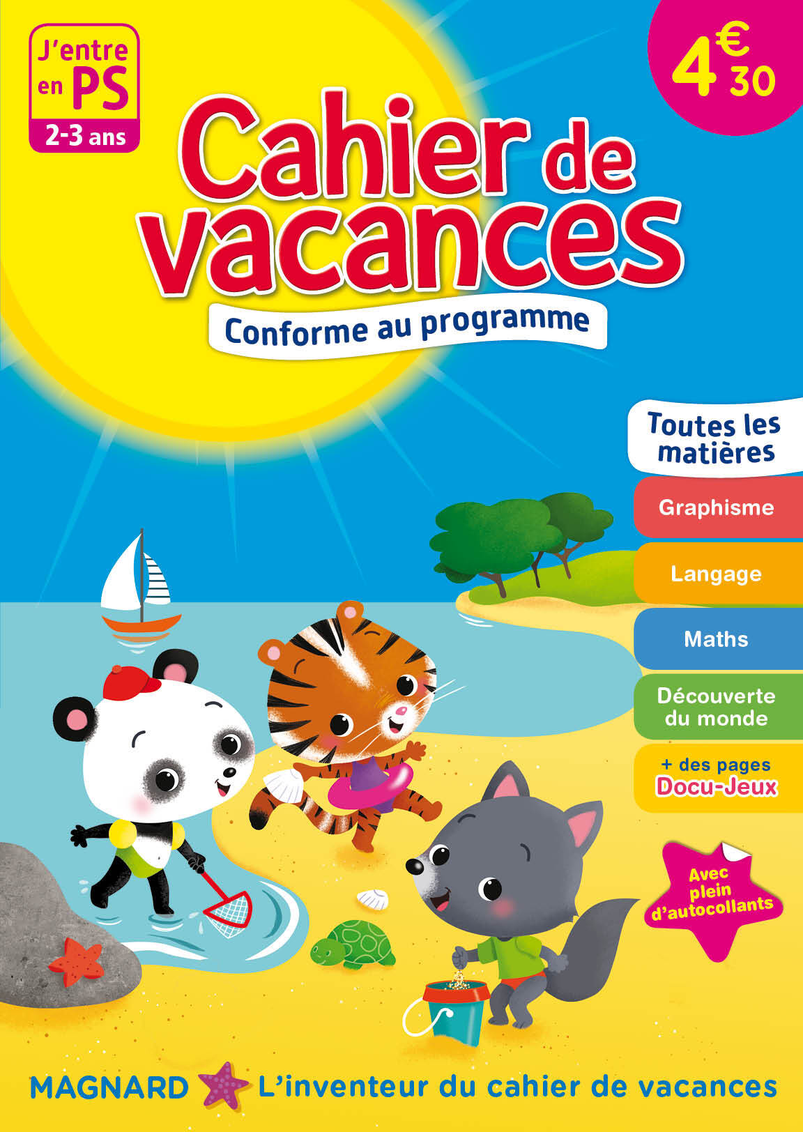 Cahier de vacances, J'entre en PS, éd. 2017