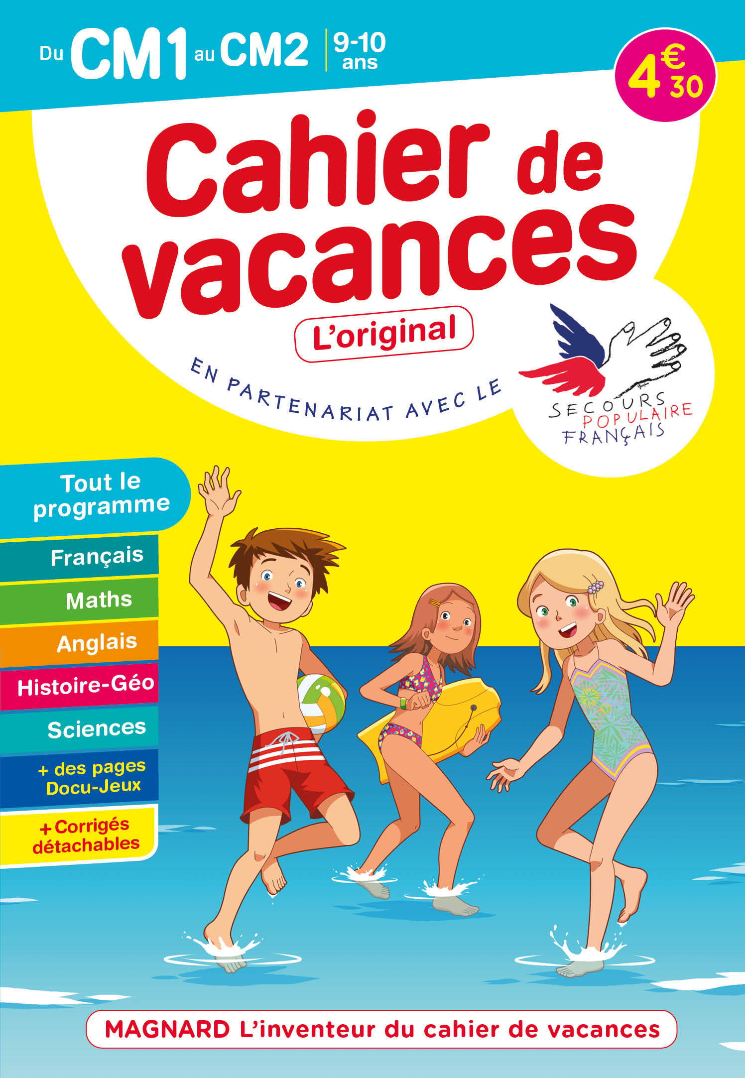 Cahier de vacances 2022, du CM1 vers le CM2 9-10 ans