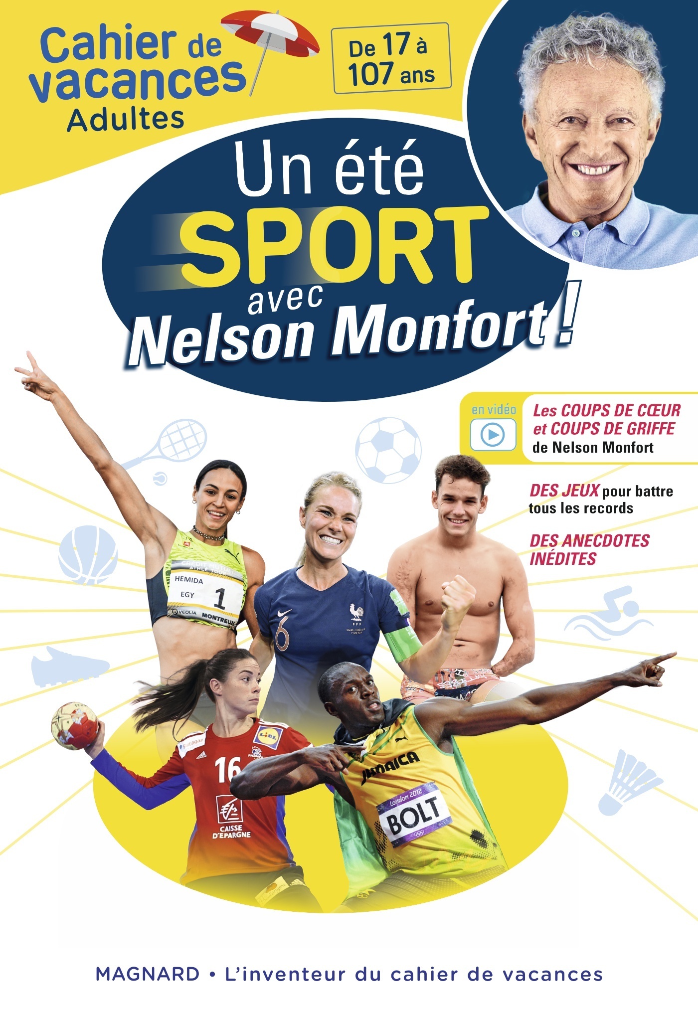 Cahier de vacances adultes - Un été sport avec Nelson Monfort !