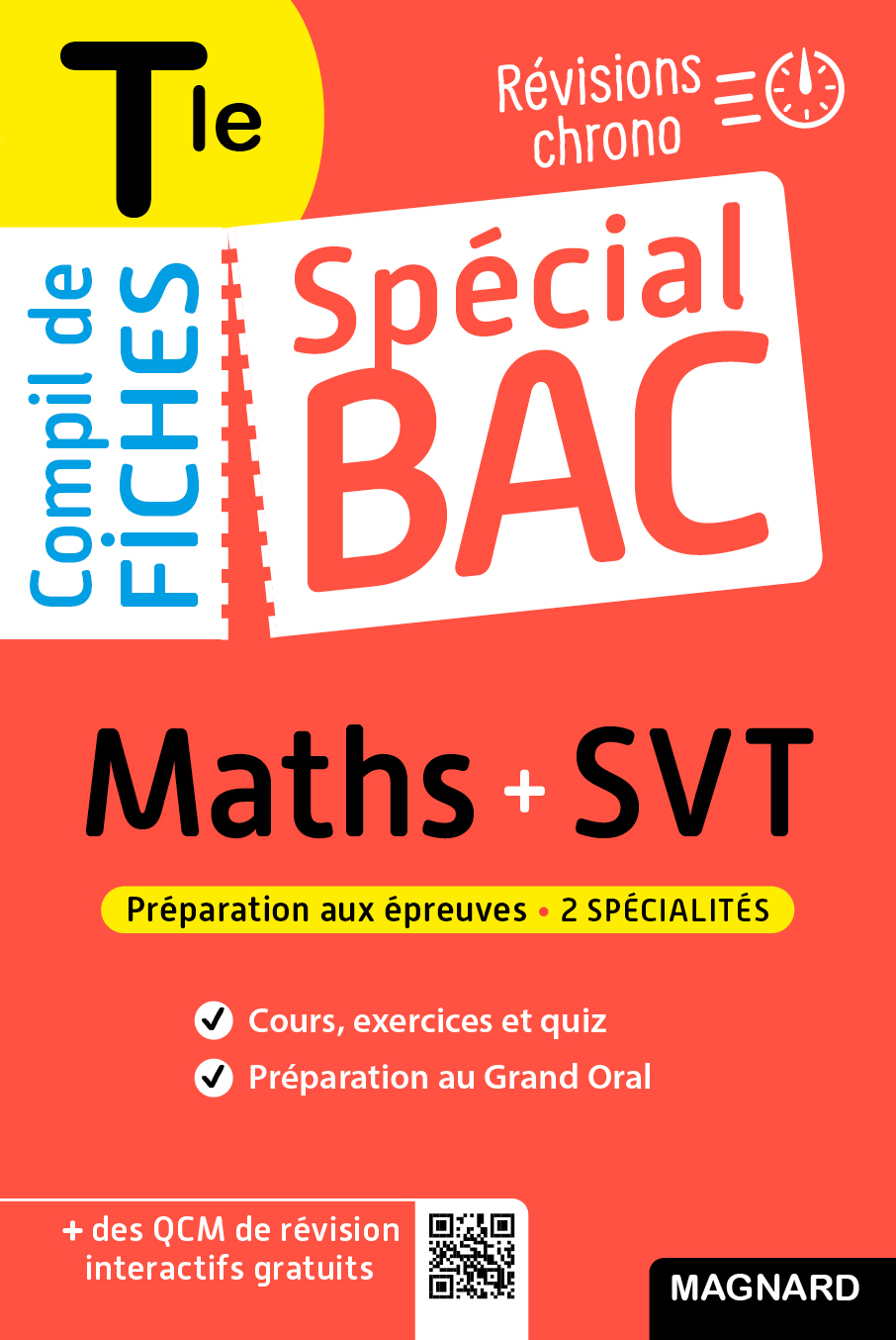 Spécial Bac Compil de Fiches Maths-SVT Tle Bac 2026