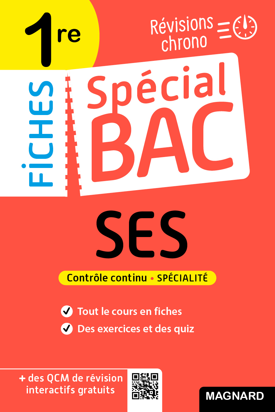 Spécial Bac Fiches SES 1re Bac 2026