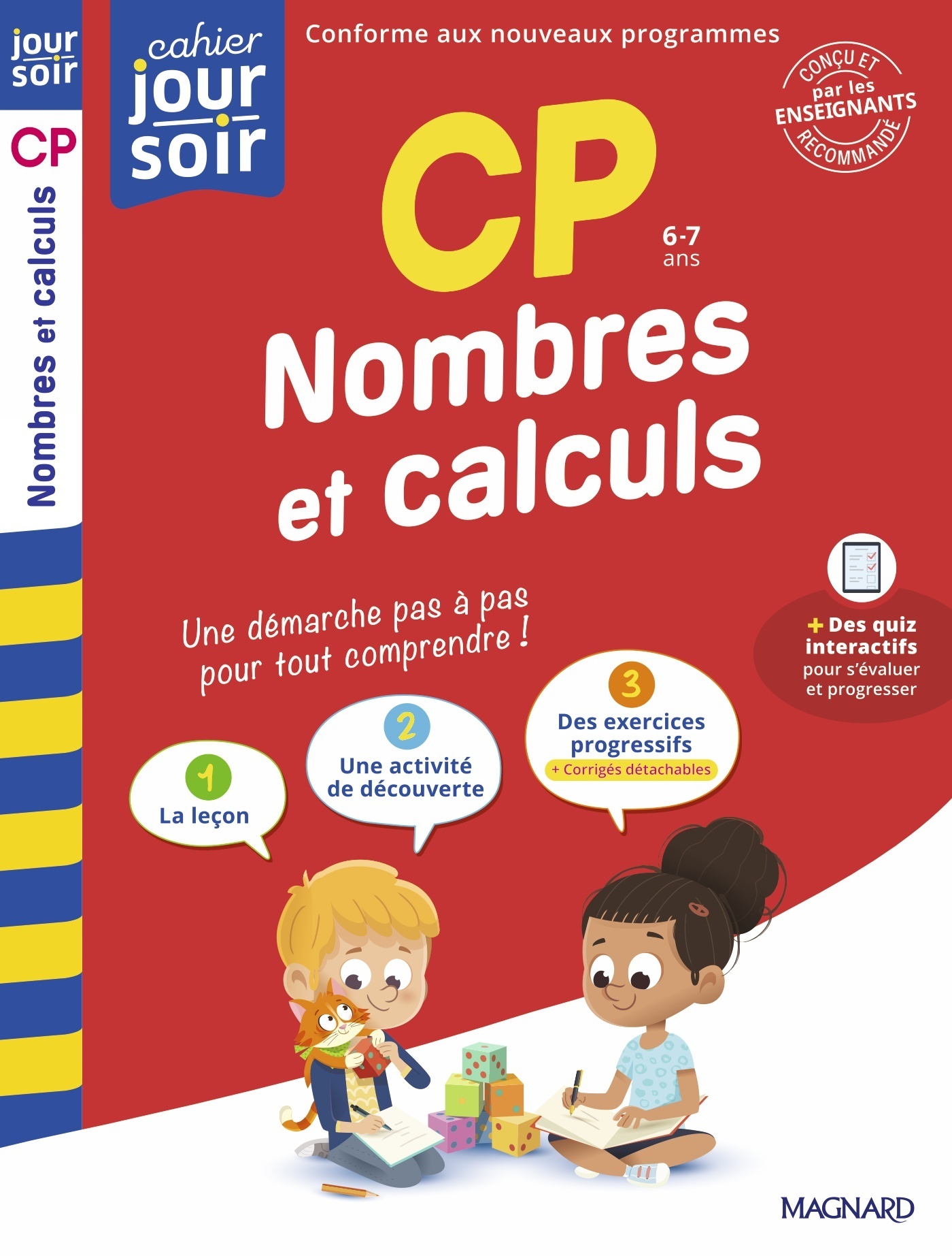 Nombres et calculs CP - Cahier Jour Soir