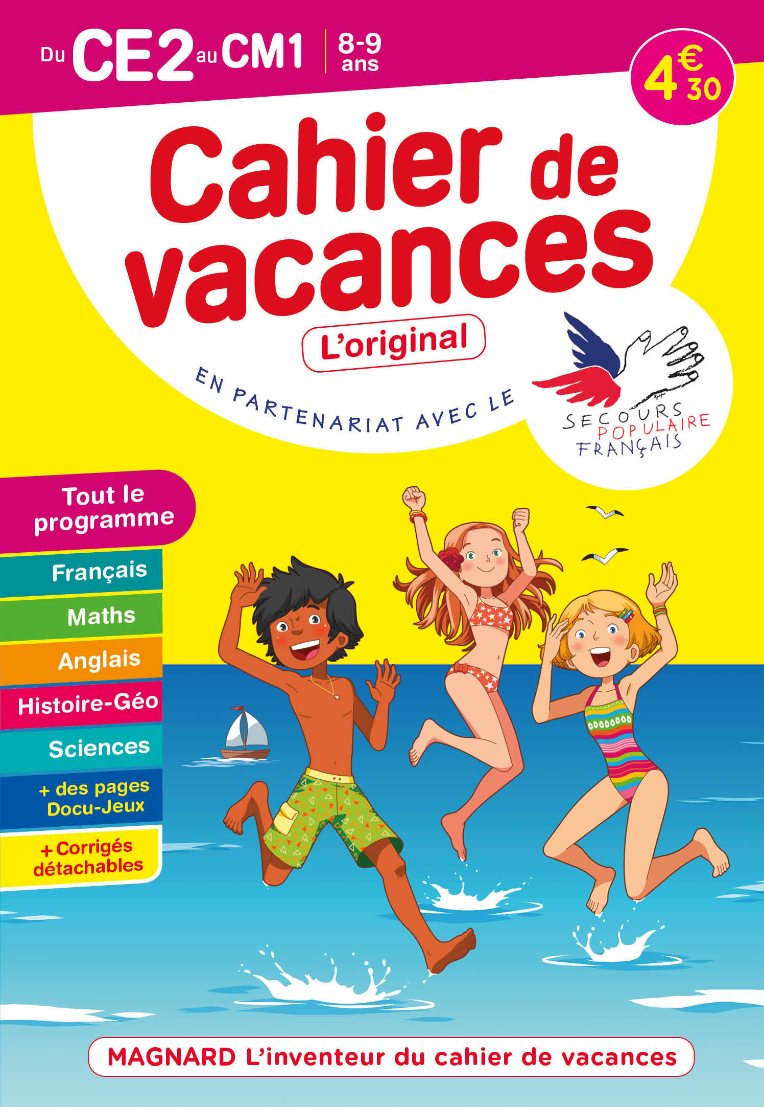 Cahier de vacances 2022, du CE2 vers le CM1 8-9 ans