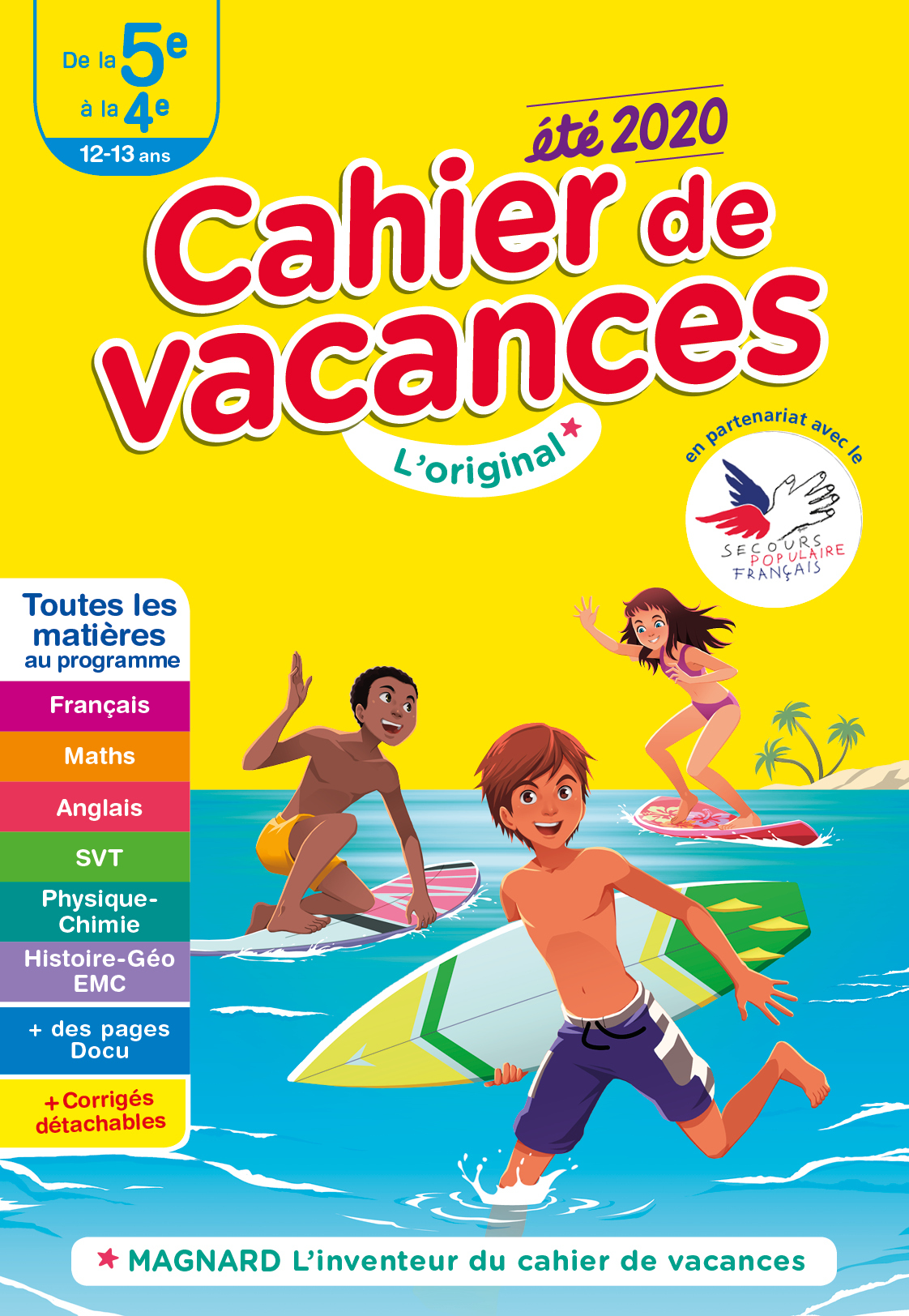 Cahier de vacances 2020, de la 5e vers la 4e