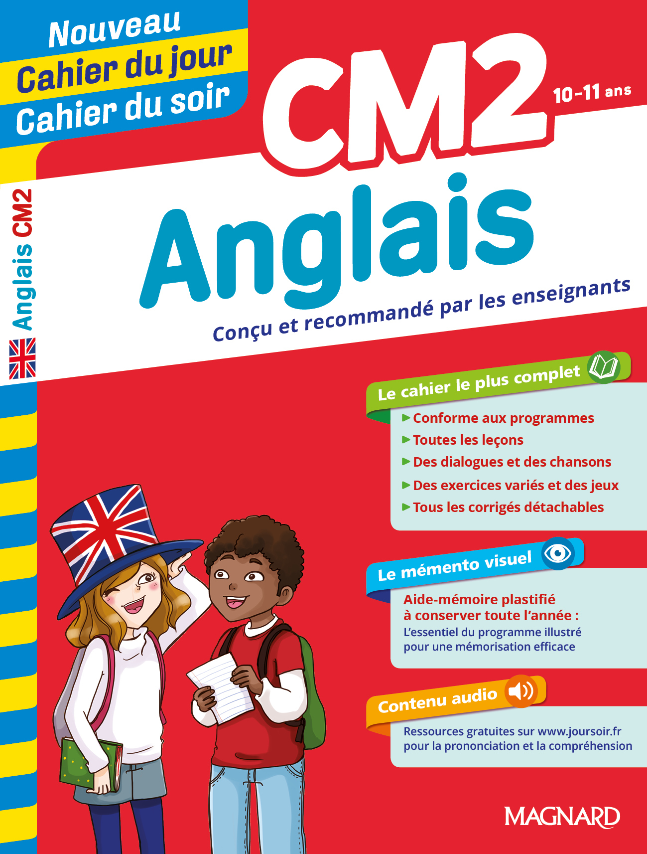 Anglais CM2 - Nouveau Cahier du jour Cahier du soir