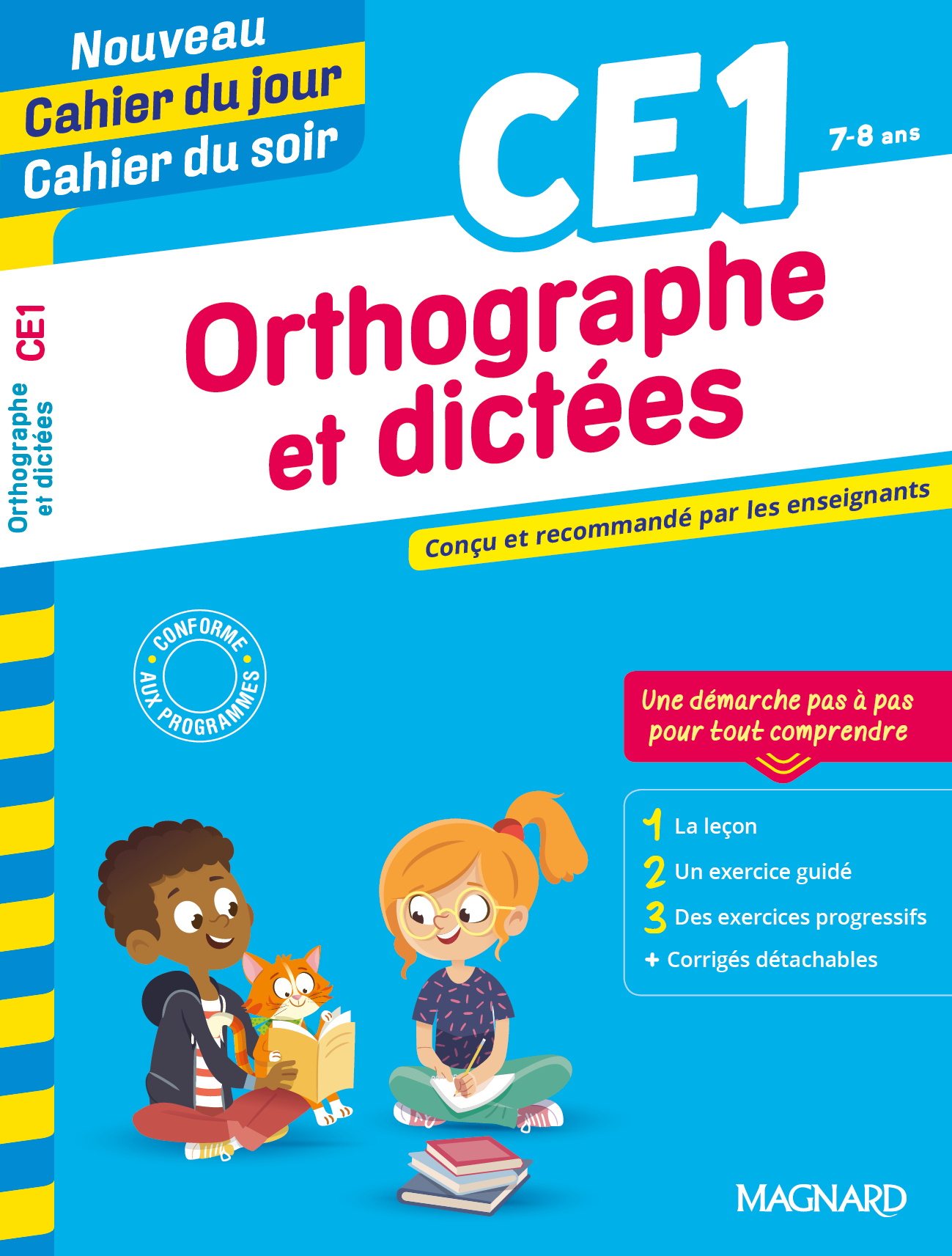 Orthographe et dictées CE1 - Nouveau Cahier du jour Cahier du soir