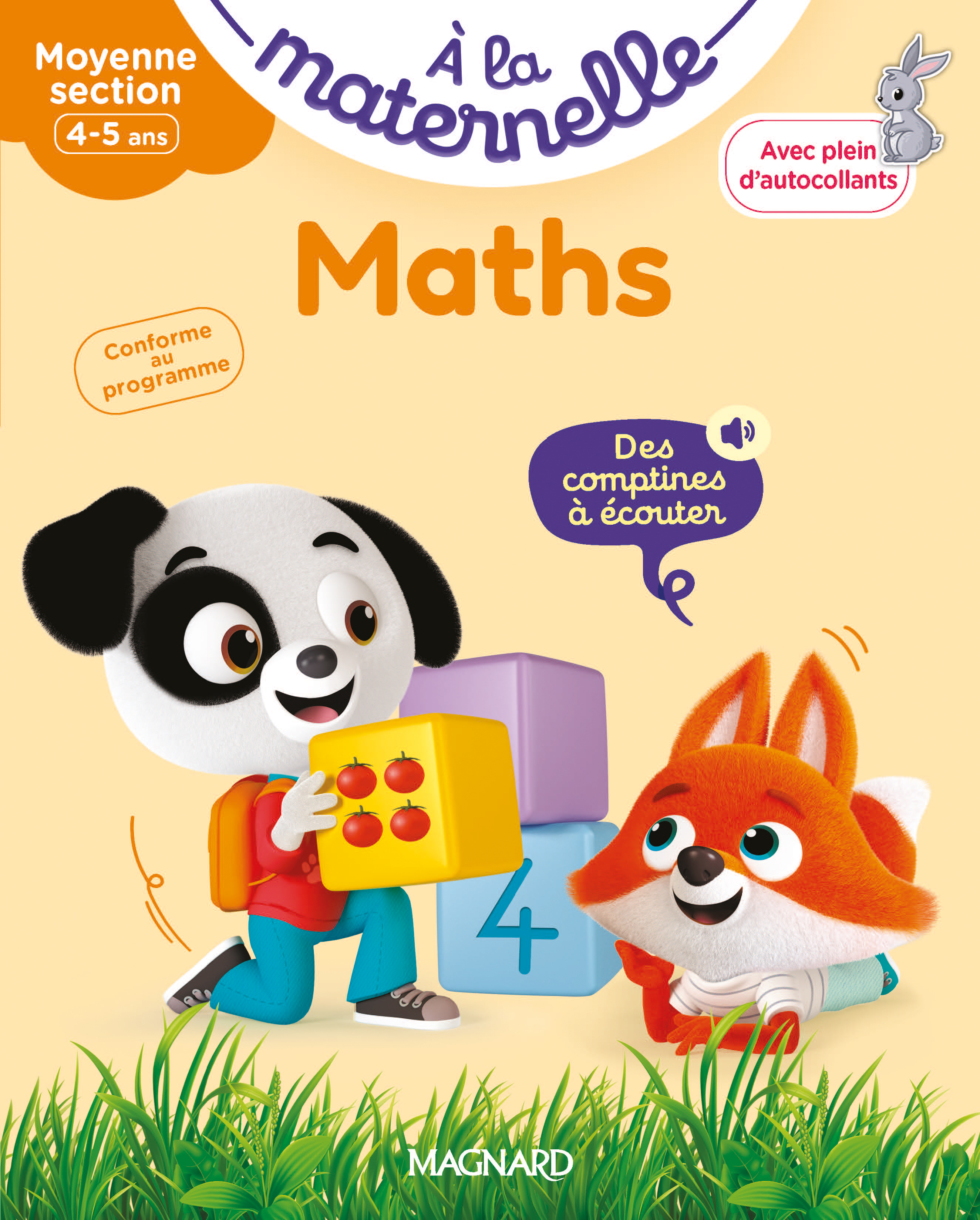 Maths Moyenne section 4-5 ans - A la maternelle