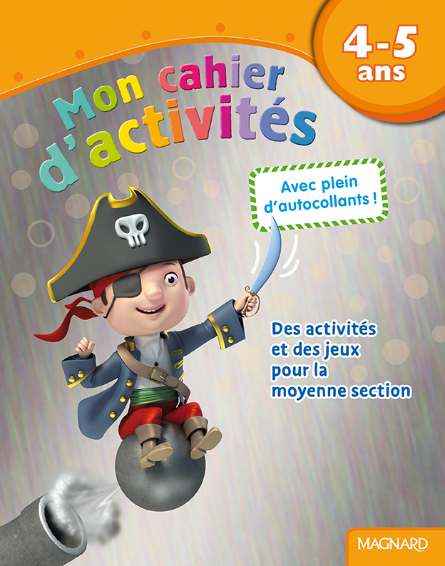 Mon cahier d'activités 4-5 ans - Pirate