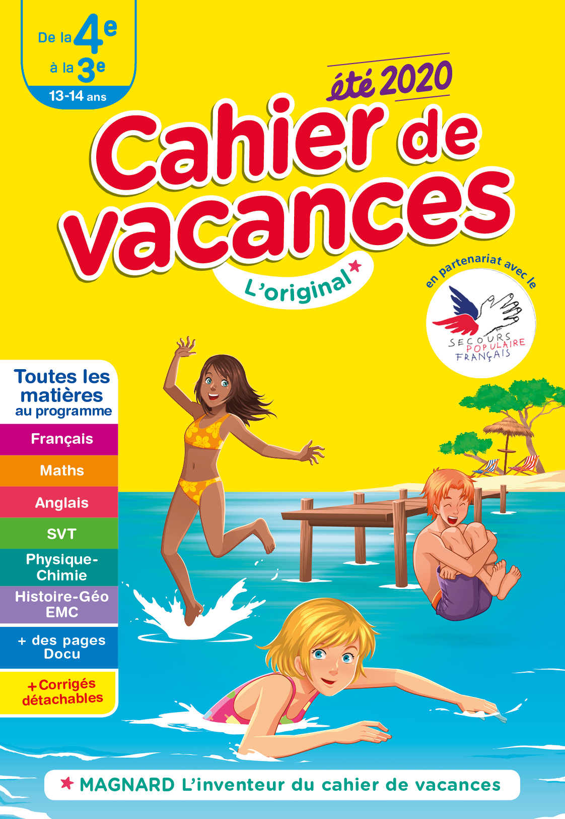 Cahier de vacances 2020, de la 4e vers la 3e