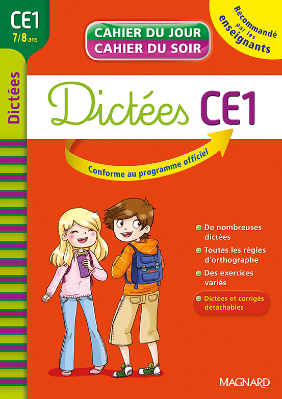 Cahier du Jour/Cahier du Soir Dictées CE1