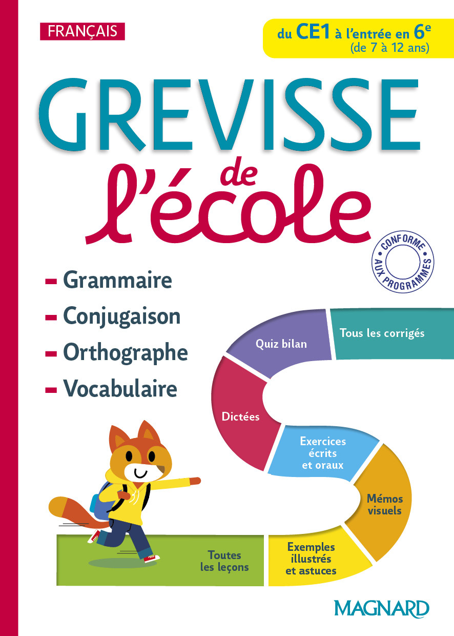 Grevisse de l'école du CE1 à l'entrée en 6e