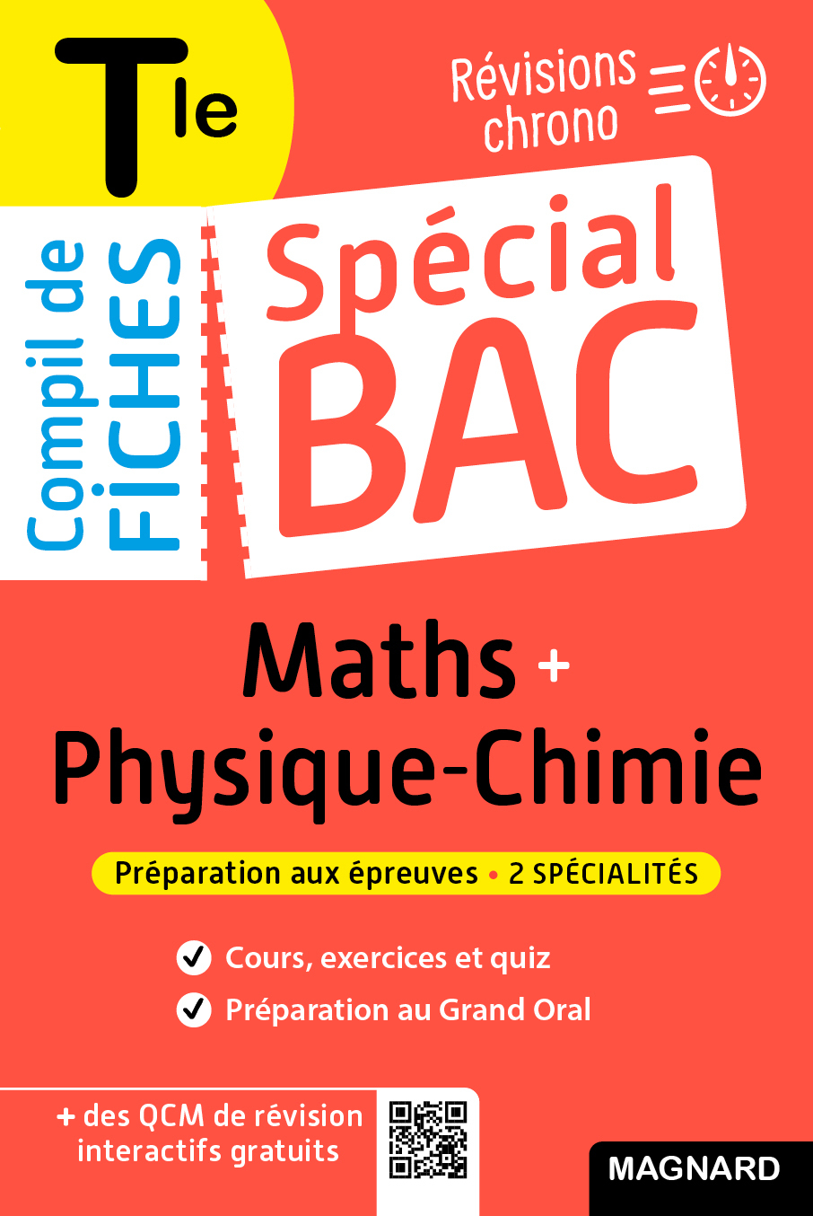 Spécial Bac Compil de Fiches Maths-Physique-Chimie Tle Bac 2026