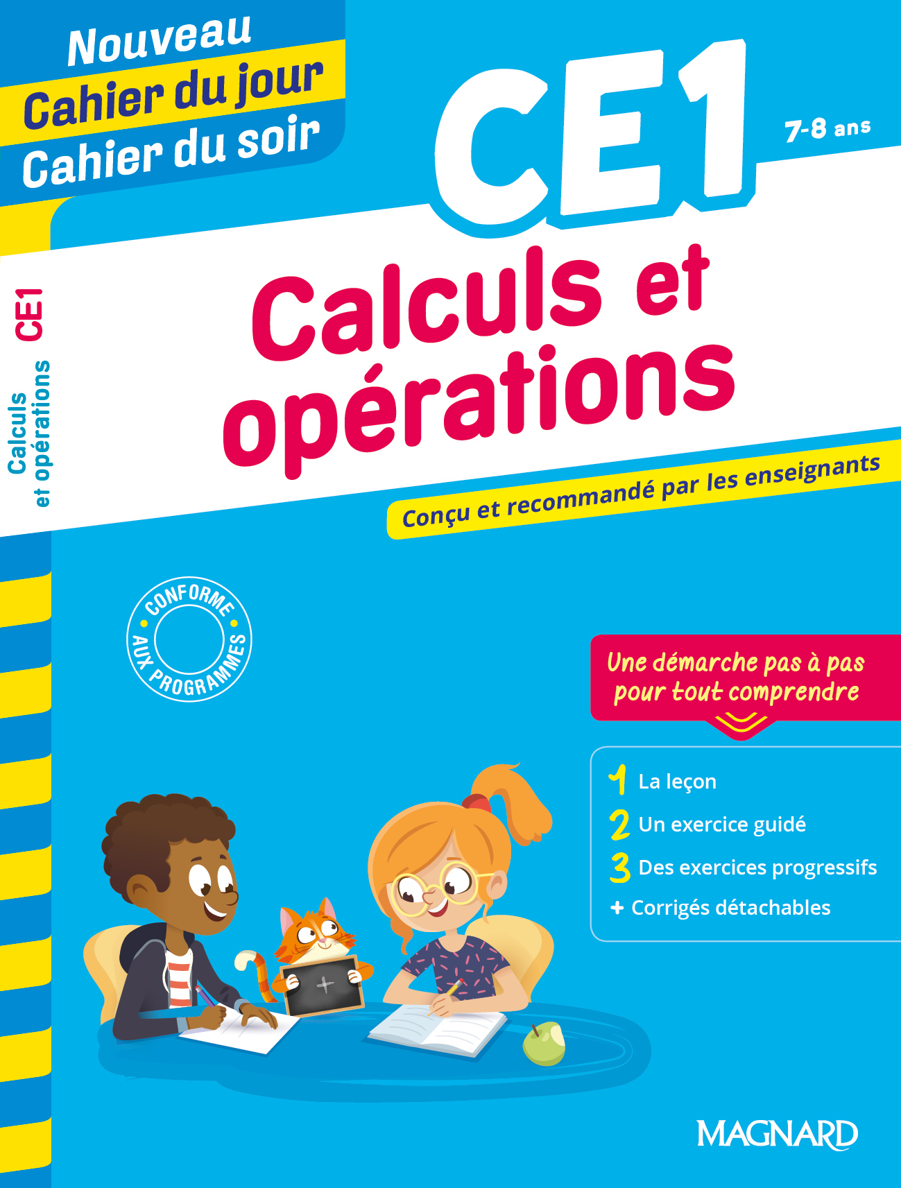 Calculs et opérations CE1 - Nouveau Cahier du jour Cahier du soir