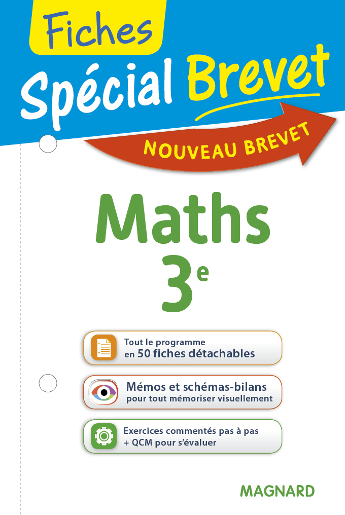 Spécial Brevet Fiches Maths 3e