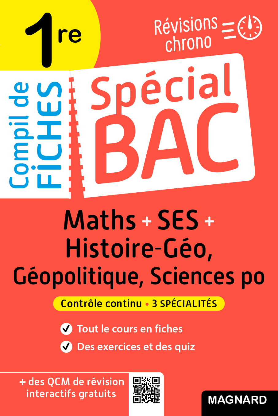 Spécial Bac Compil de Fiches SES-Maths-Histoire-Géo-Géopolitique-Sciences Po 1re Bac 2026