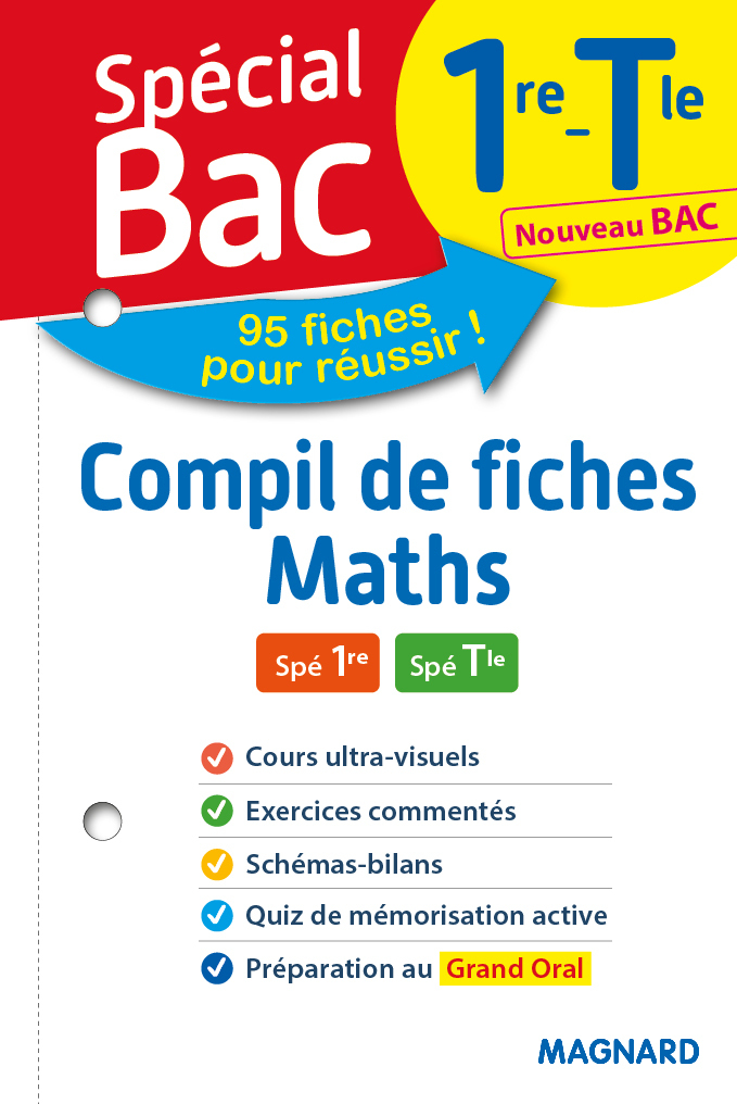 Spécial Bac Compil de Fiches Maths 1re, Tle 2021