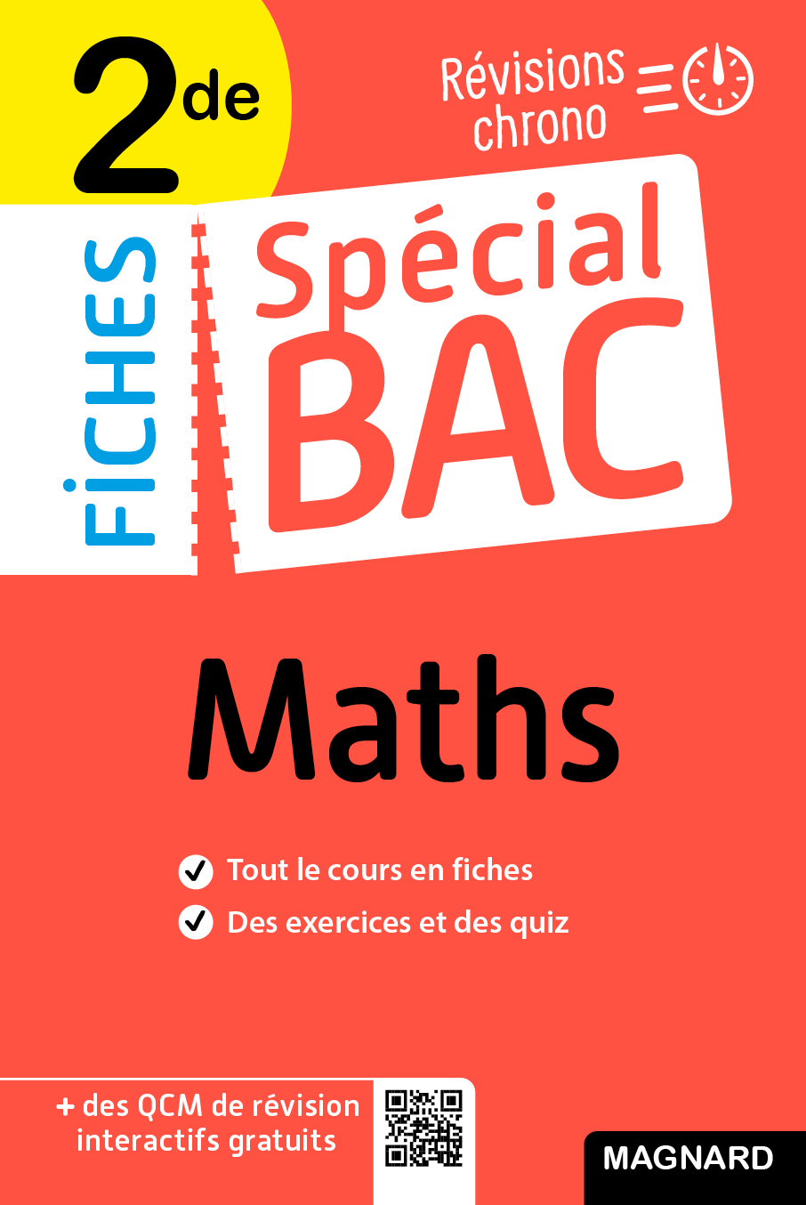 Spécial Bac Fiches Maths 2de Bac 2026